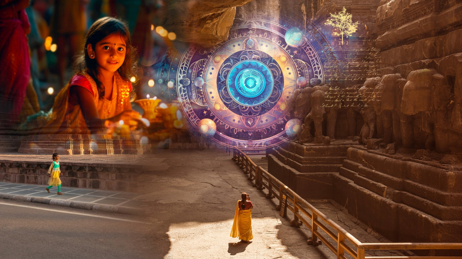 'Cuando el pasado cobra vida y significado': simbolismo en la espiritualidad india