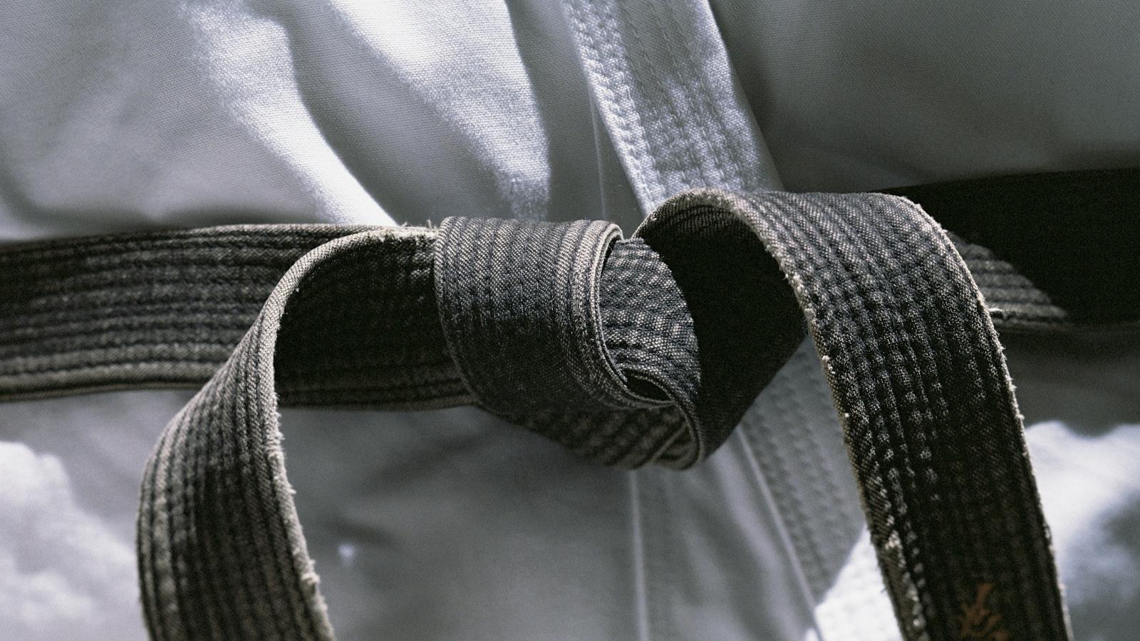 Schwarzer Gürtel im Karate
