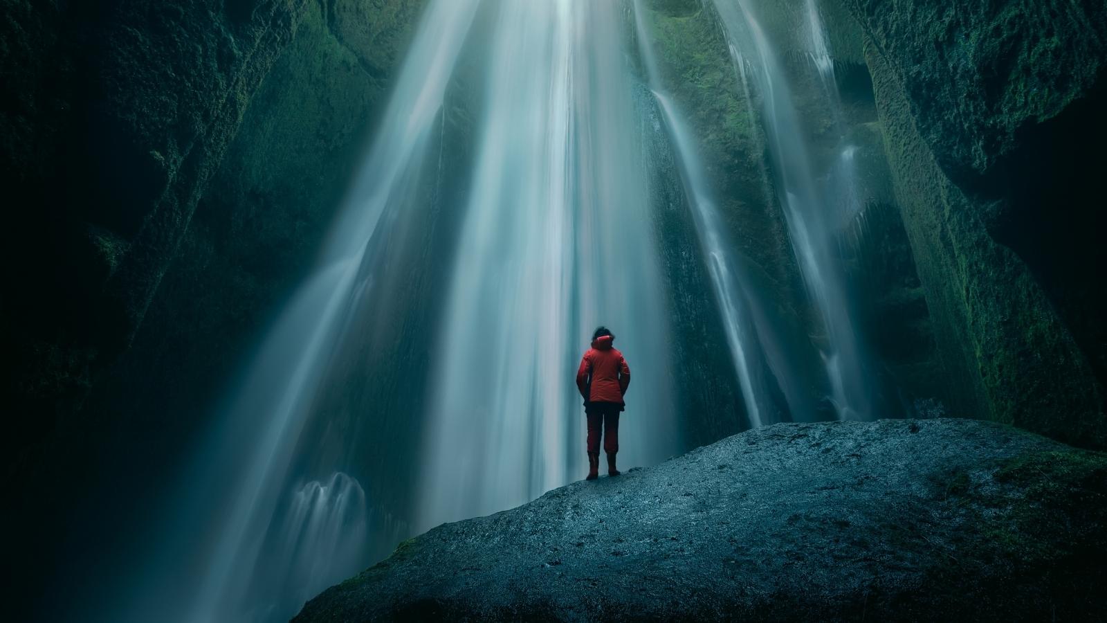 The cave and the waterfall UCM Center