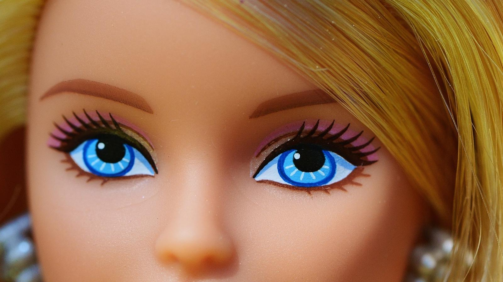 Eine unbekleidete Barbie