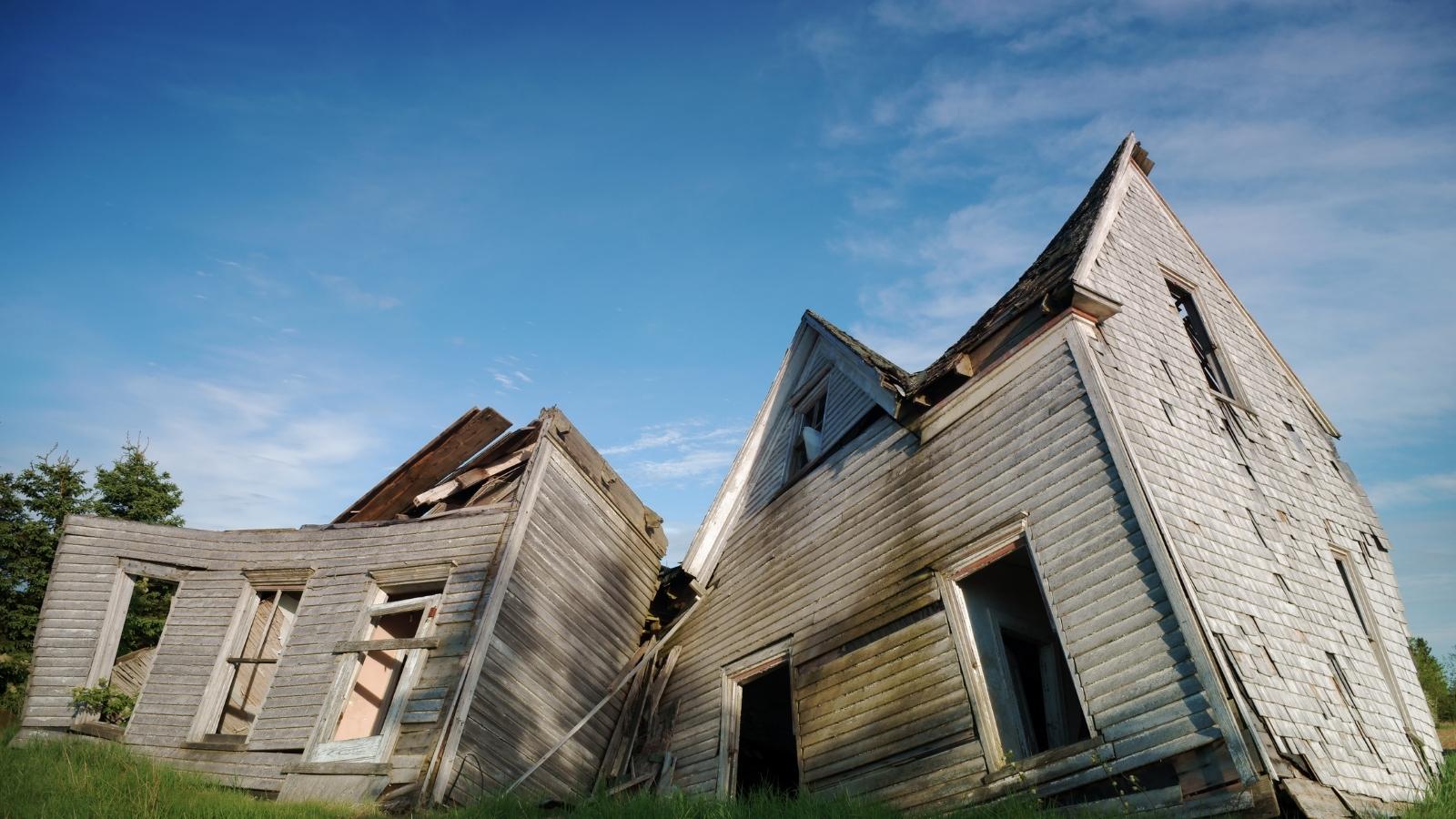 La maison qui s'écroule